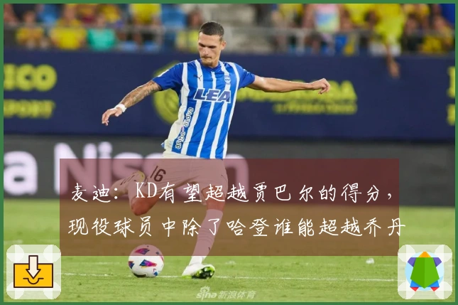 麦迪：KD有望超越贾巴尔的得分，现役球员中除了哈登谁能超越乔丹？